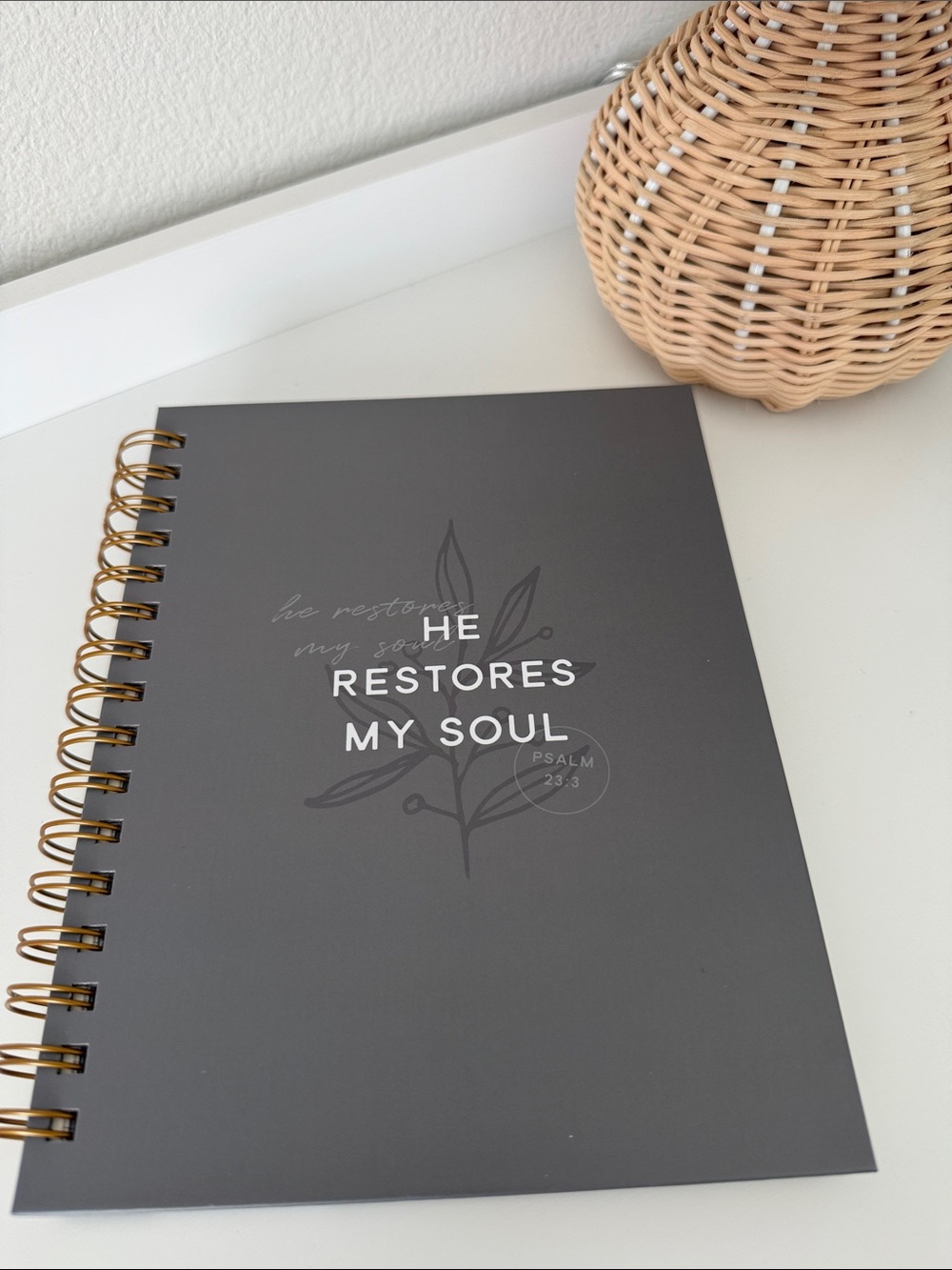 Journal - He Restores My Soul by Anastasia Co